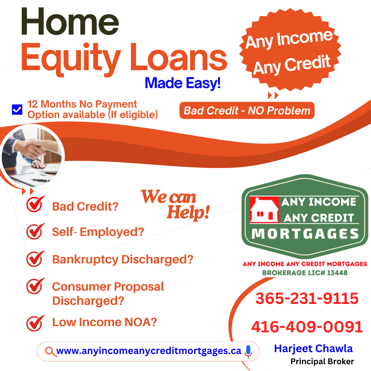 How to get a Second Mortgage in Brampton with Bad Credit